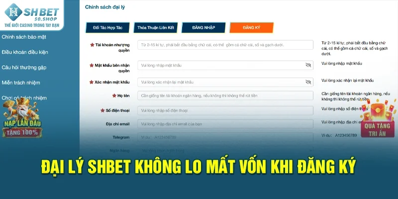 Đại Lý Shbet Nâng Cao Thu Nhập Học Hỏi Kỹ Năng Kinh Doanh 1 Đại lý Shbet không lo mất vốn khi đăng ký
