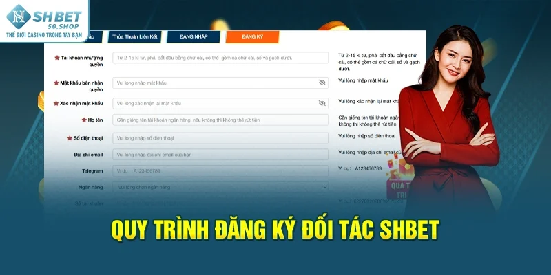 Đại Lý Shbet Nâng Cao Thu Nhập Học Hỏi Kỹ Năng Kinh Doanh 4 Quy trình đăng ký đối tác Shbet